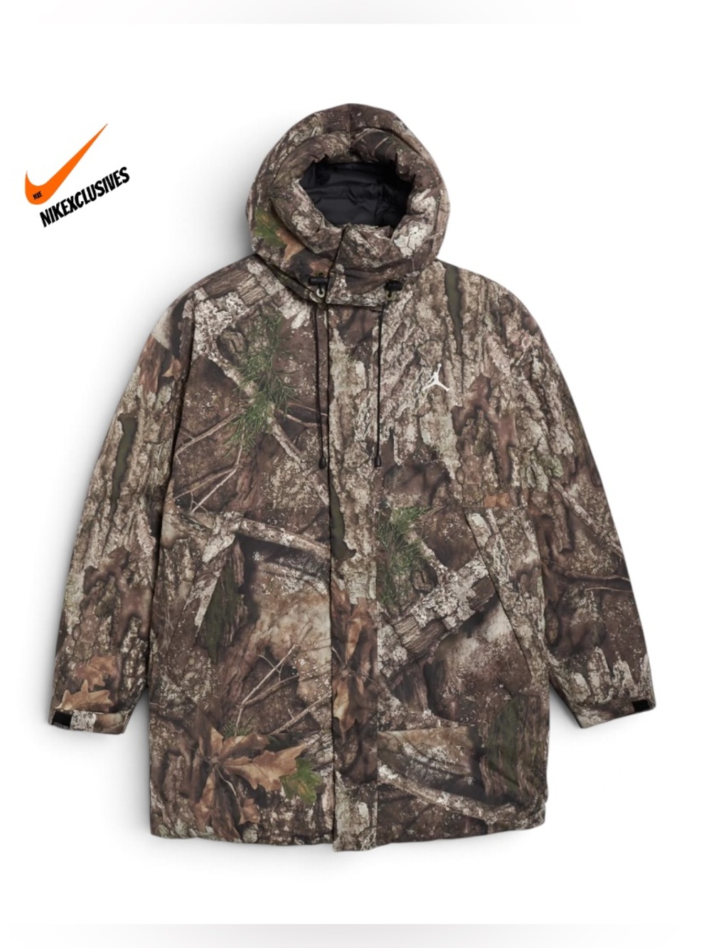 Jordan Men's Camouflage Insulated Parka Jacket - Brown/Green IB4517-222 Size M